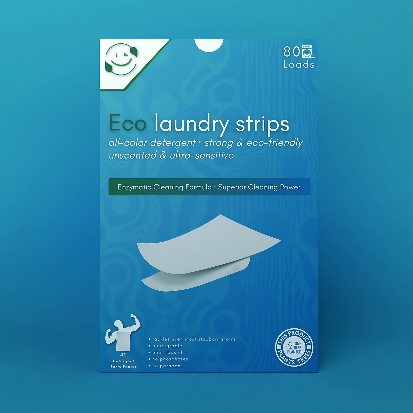 (COMING SOON) Enzy Laundry Strips · 80 Washes