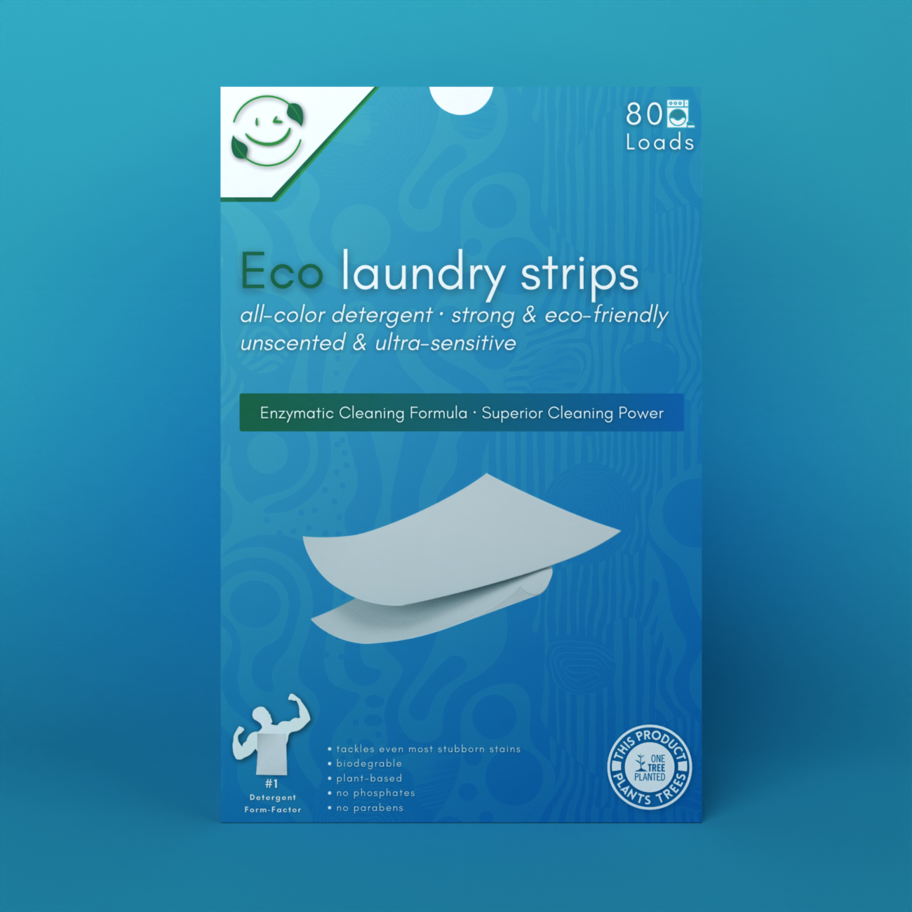 (COMING SOON) Enzy Laundry Strips · 80 Washes